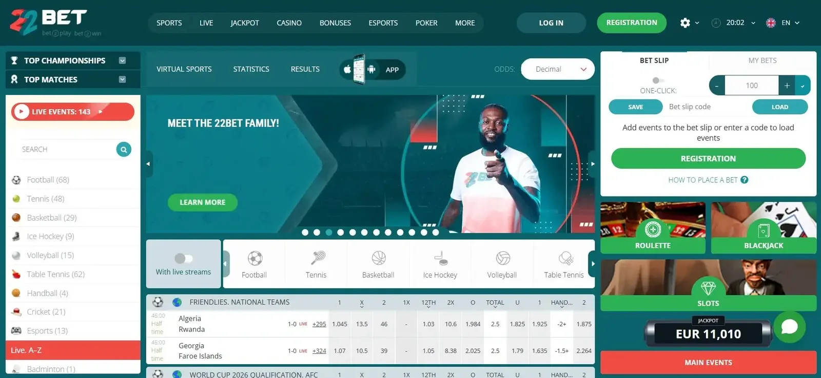 22Bet Casino